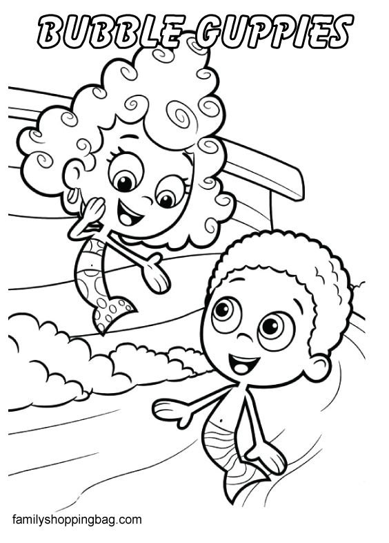 Free printable bubble guppies coloring pages and more lil shannie