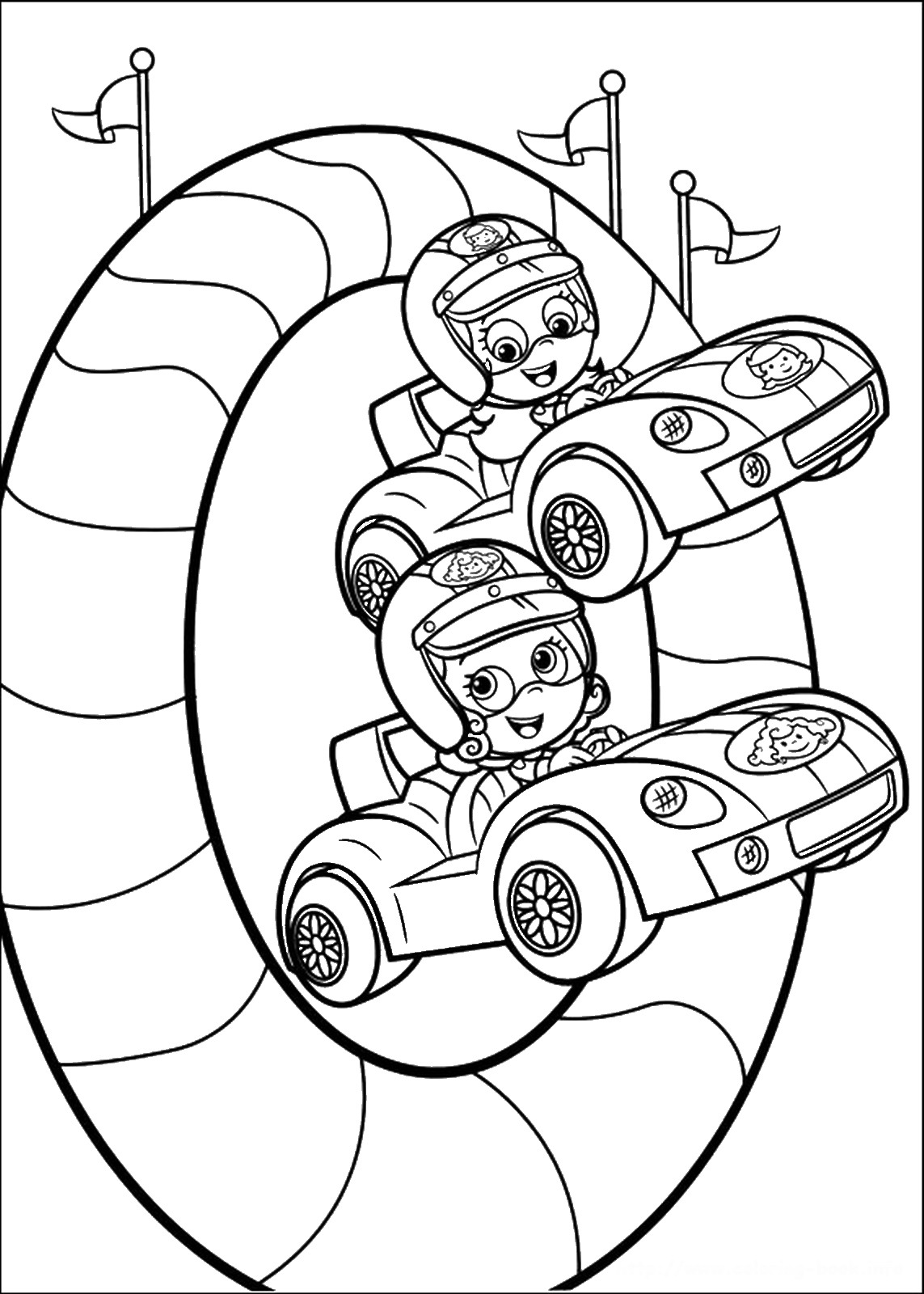 Coloring pages printable bubble guppies coloring pages