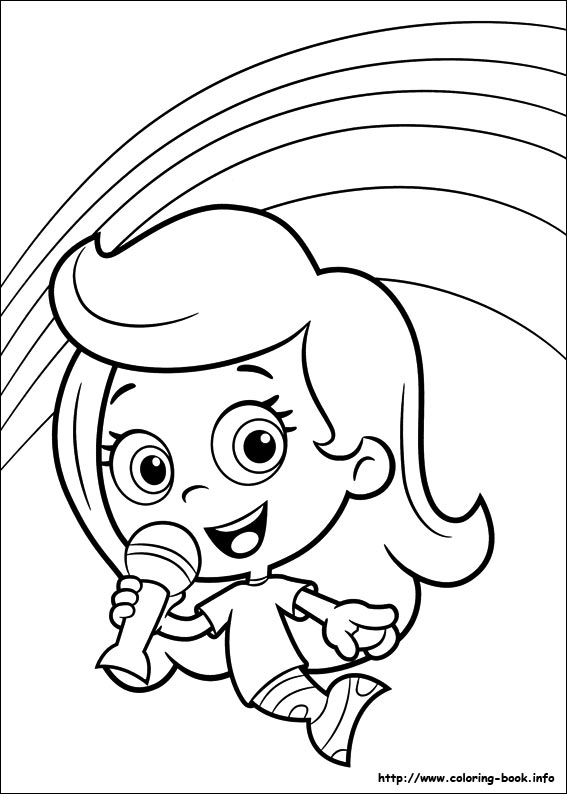 Bubble guppies coloring picture