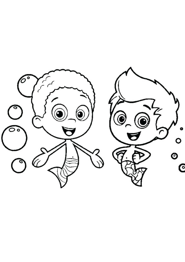 Coloring pages bubble guppies coloring pages