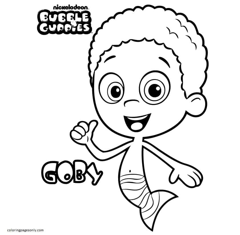 Bubble guppies coloring pages printable for free download