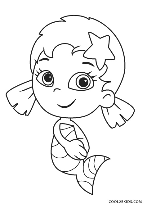 Free printable bubble guppies coloring pages for kids