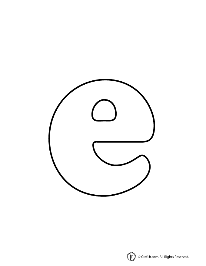 Printable bubble letters bubble letters e in the year
