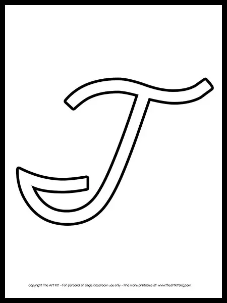 Letter t is for torch coloring page bubble font â the art kit