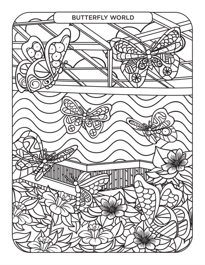 Give florida bucket list printable adult coloring pages by dfyproducts
