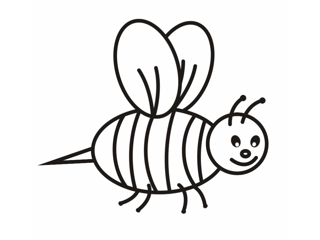 Free printable bumble bee coloring pages for kids