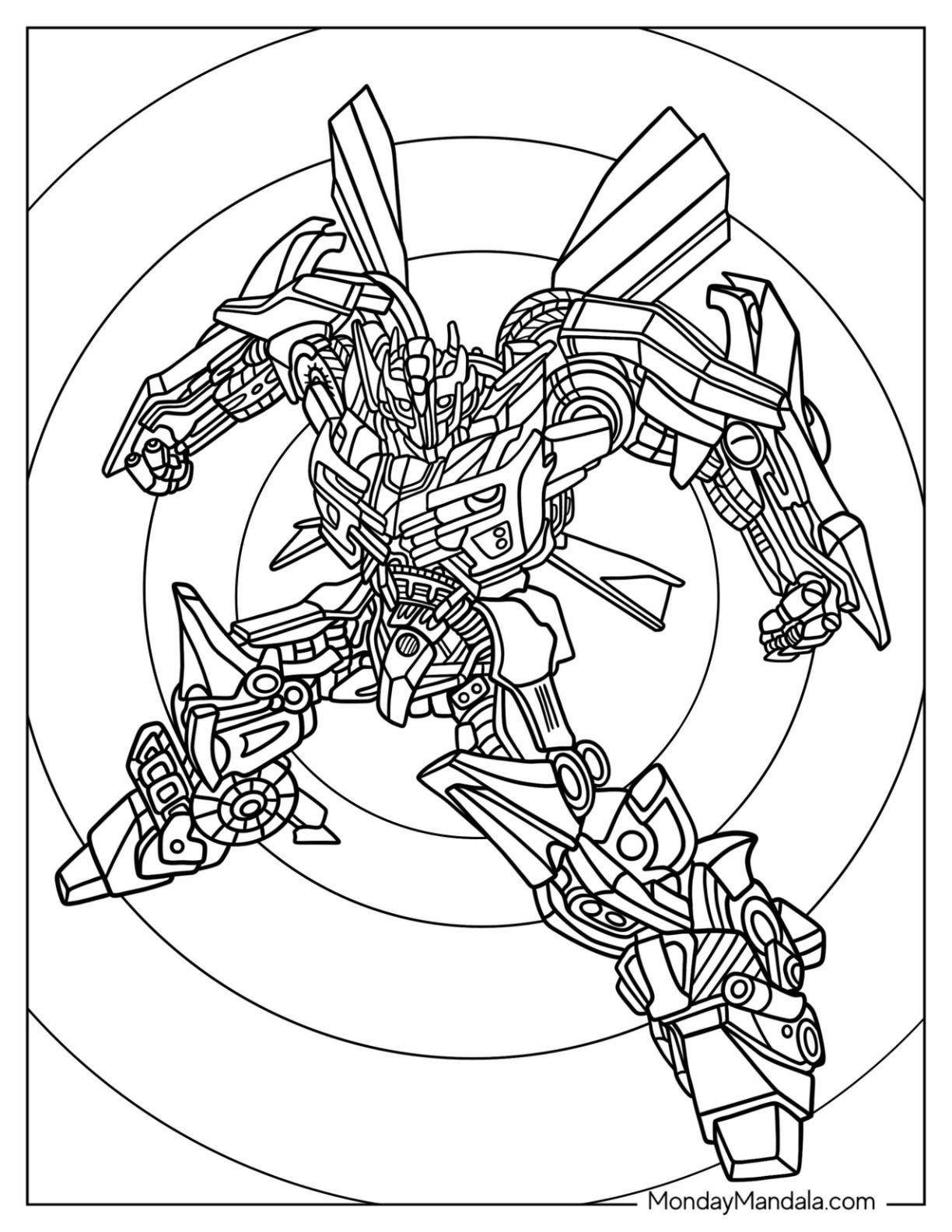 Bumblebee coloring pages free pdf printables