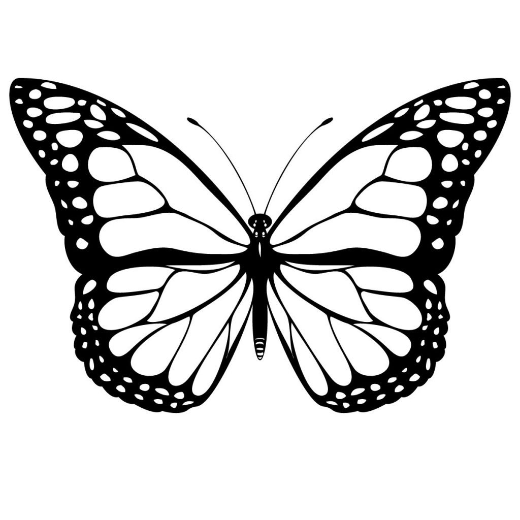 Free printable butterfly coloring pages for kids