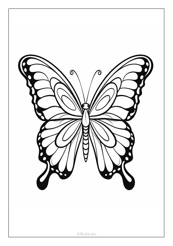 Butterfly coloring pages printable coloring sheets