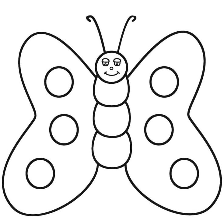 Free printable butterfly coloring pages for kids