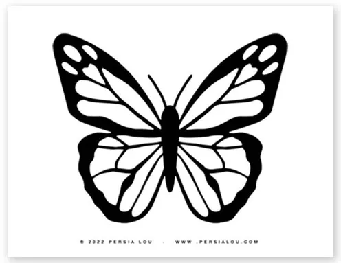 Free printable butterfly coloring pages butterfly coloring page butterfly printable coloring pages