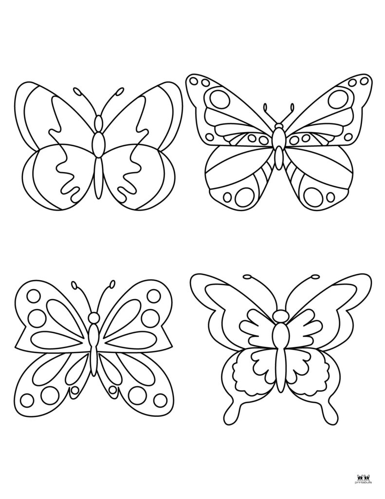 Butterfly coloring pages