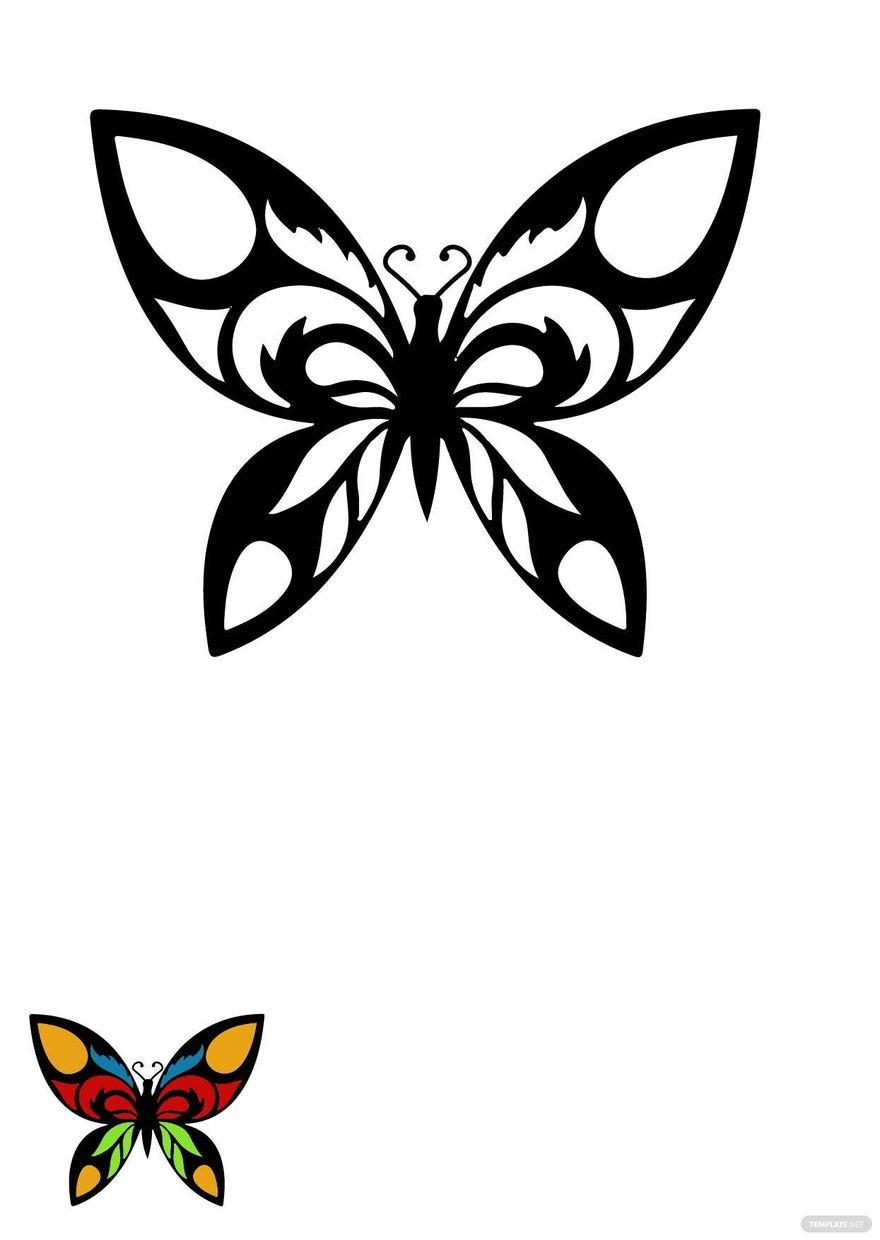 Free butterfly mandala coloring pages