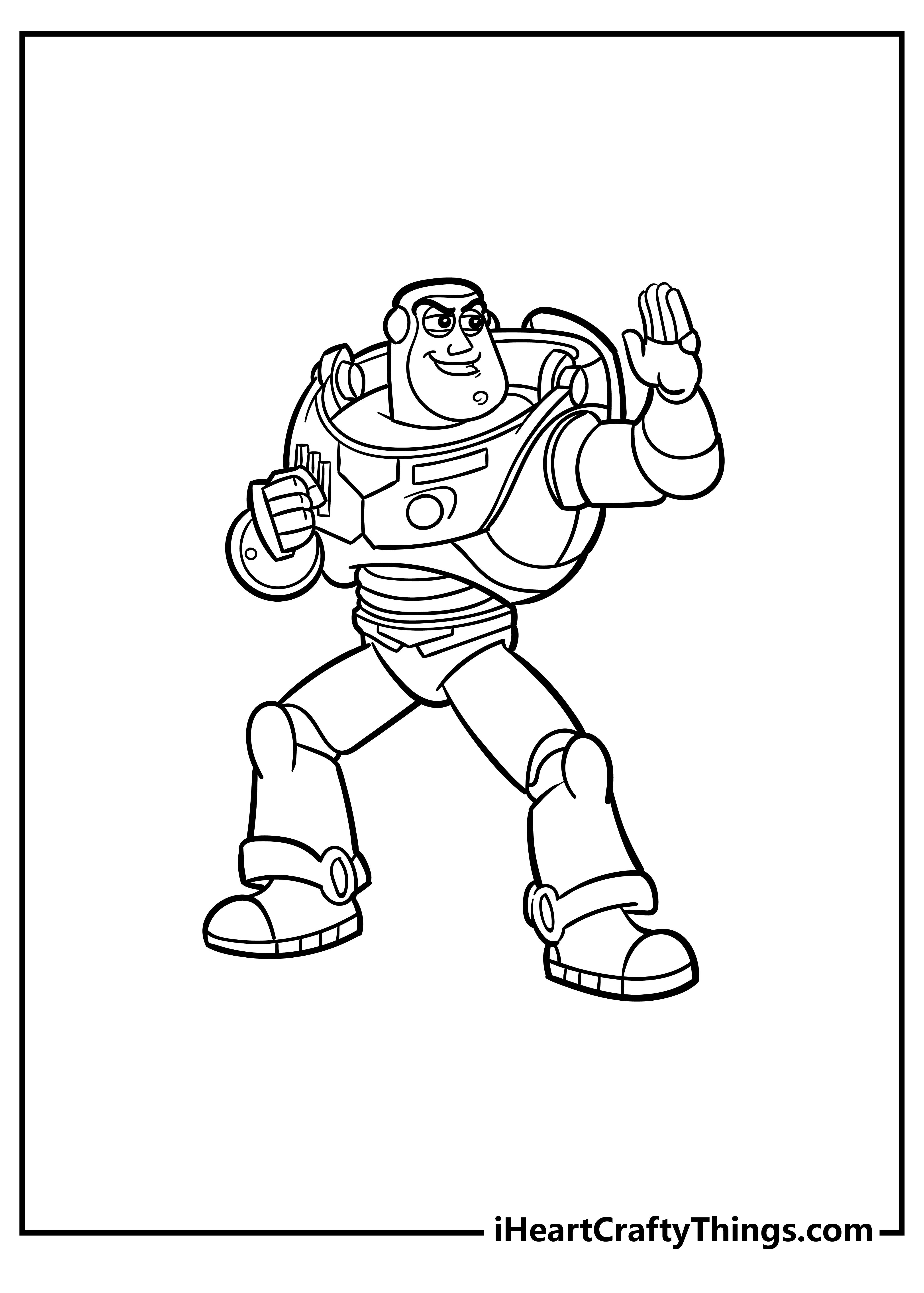 Buzz lightyear coloring pages free printables