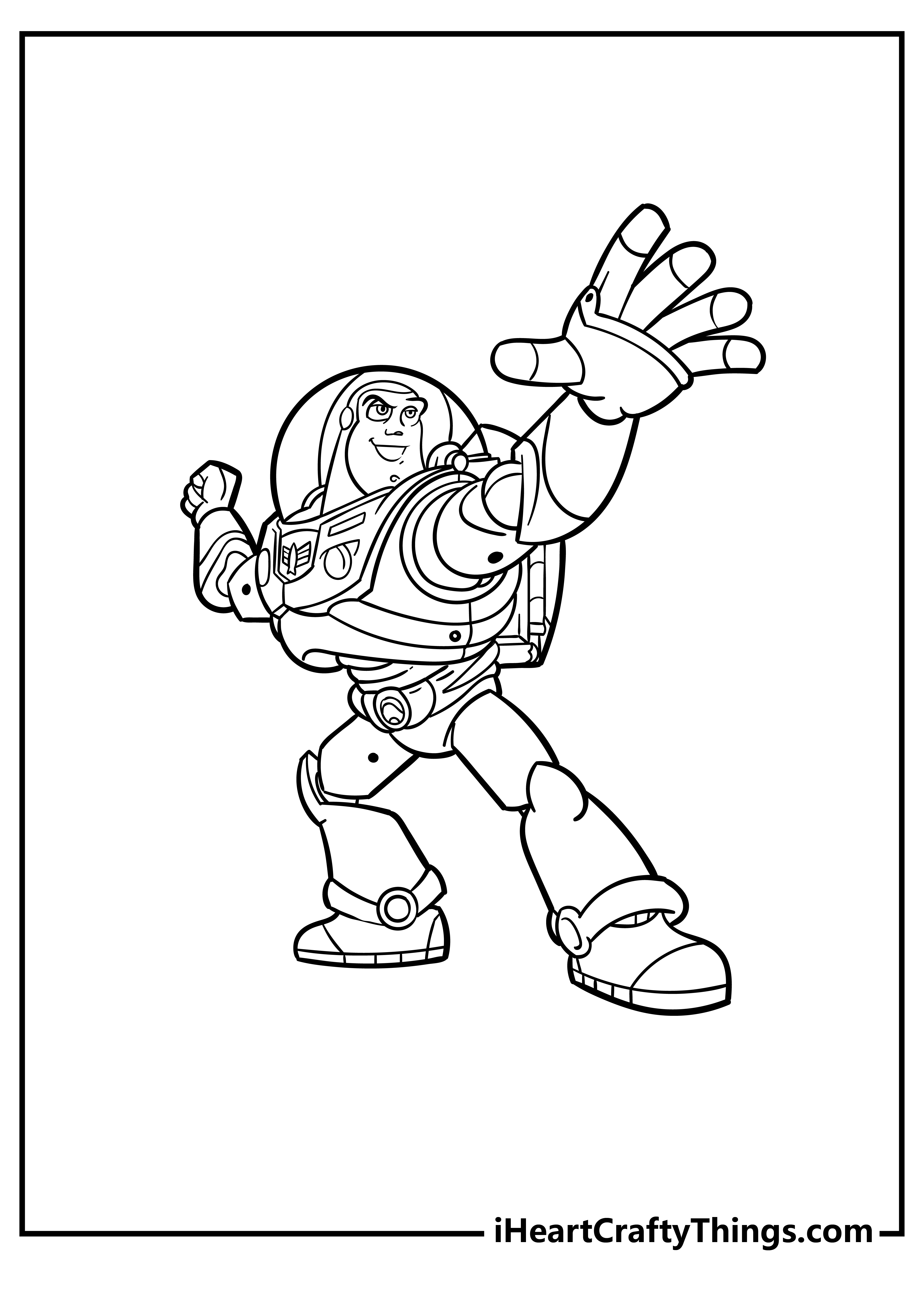 Buzz lightyear coloring pages free printables