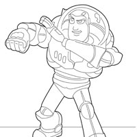 Buzz lightyear coloring pages