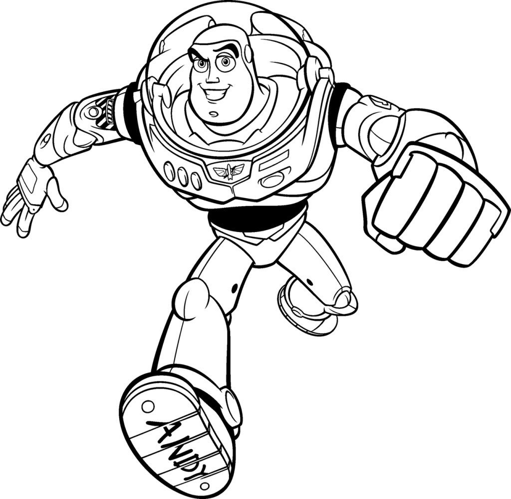 Buzz lightyear coloring pages printable for free download