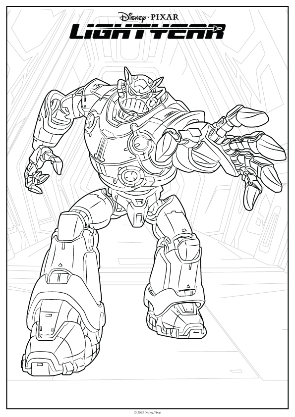 Lightyear coloring pages