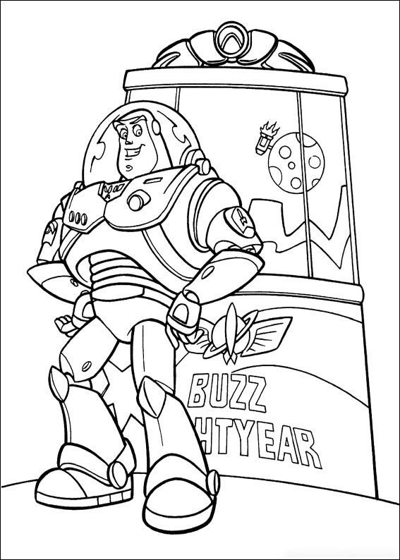 Buzz lightyear coloring pages