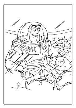Bring buzz lightyear and friends to life with these printable coloring pages