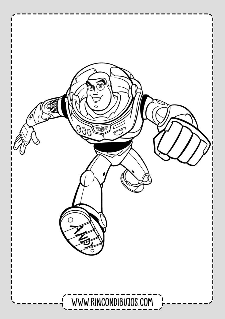 Dibujos de toy story para colorear buzz