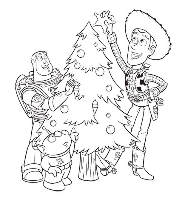 Woody coloring pages