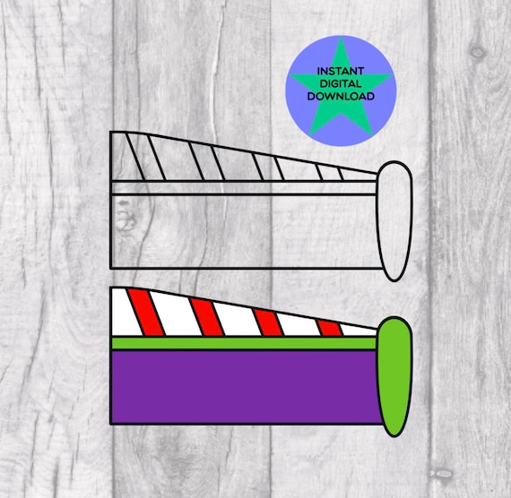 Buzz lightyear inspired wings png png files separate wings instant download high quality dpi cricut friendly download now