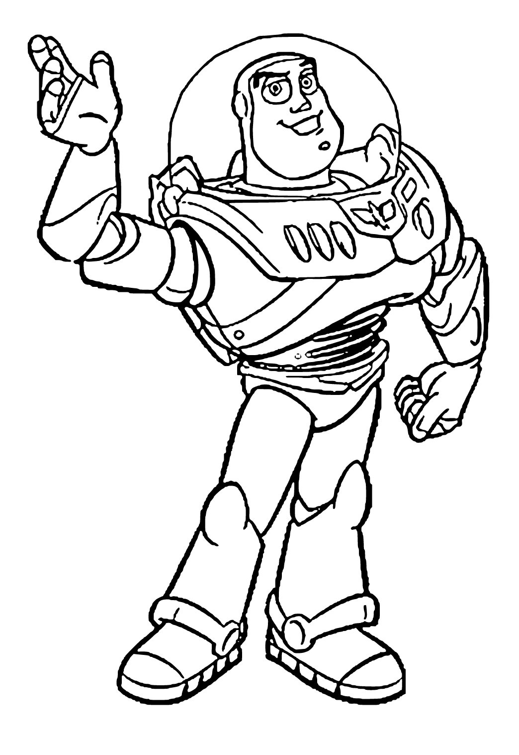 Free printable buzz lightyear story coloring page sheet and picture for adults and kids girls and boys