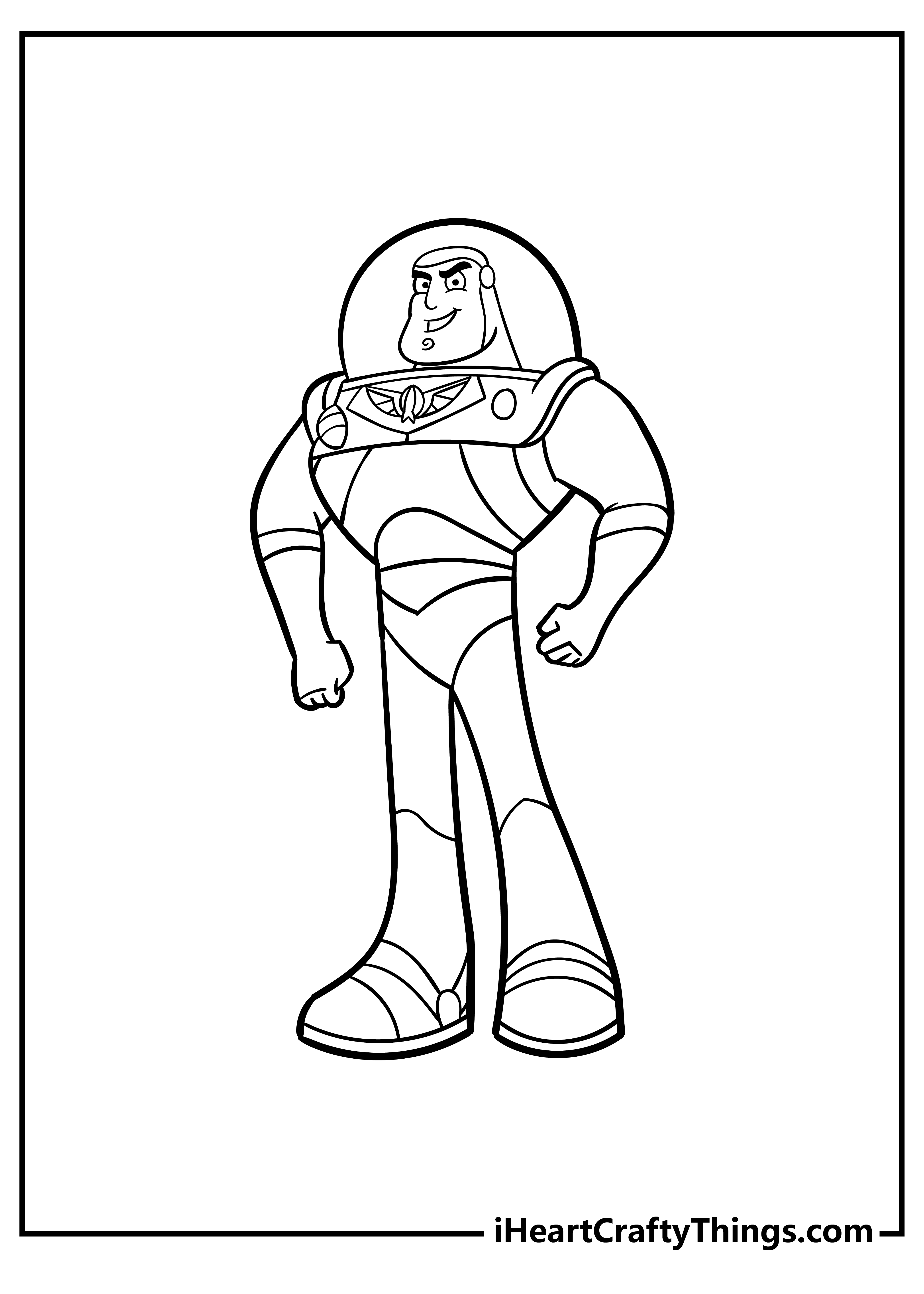 Buzz lightyear coloring pages free printables