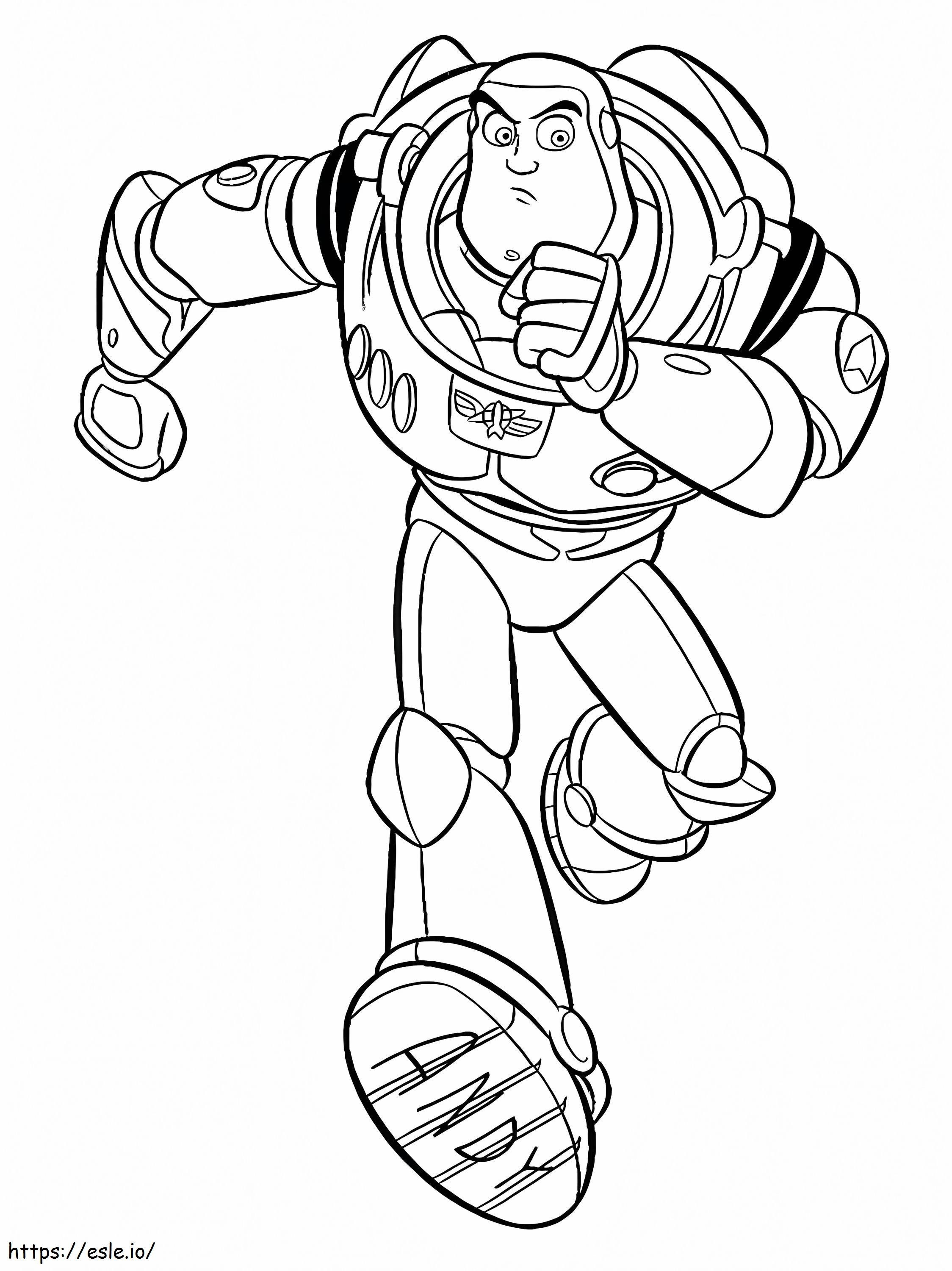 Buzz leclair de toy story coloring page