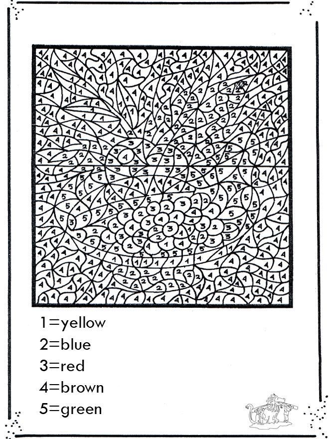 Difficult color by number printable worksheets coloring pages for teenagers color by numbers adult color by number
