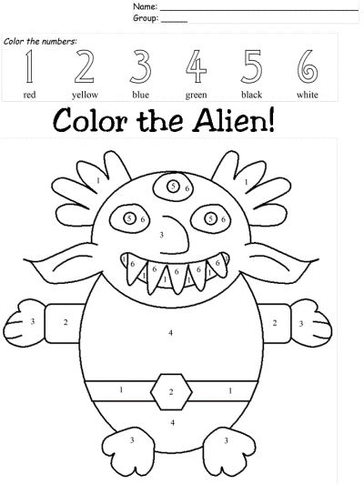 Color by numbers