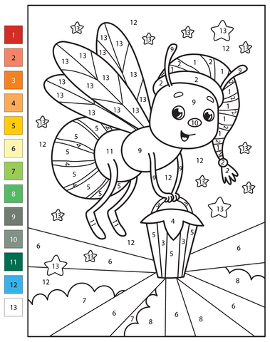 Firefly color by number free printable coloring pages