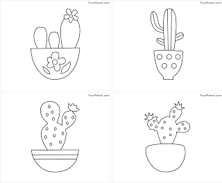 Free printable cactus coloring pages for kids â