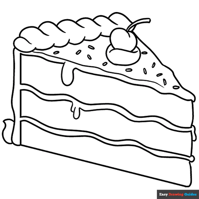 Free printable food coloring pages for kids