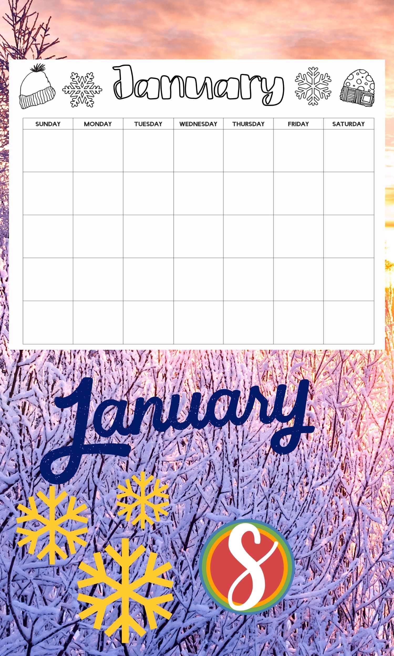 Free calendar printables