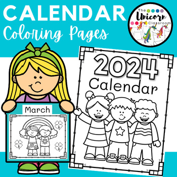 Year coloring pages printable calendar holiday gift for parents