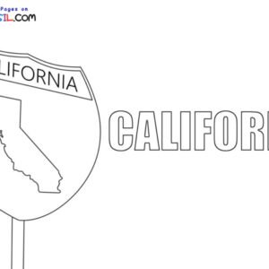 California coloring pages printable for free download