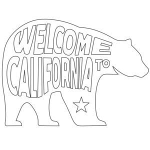 California coloring pages printable for free download