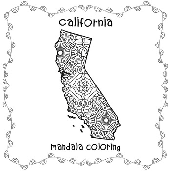 California map coloring tpt