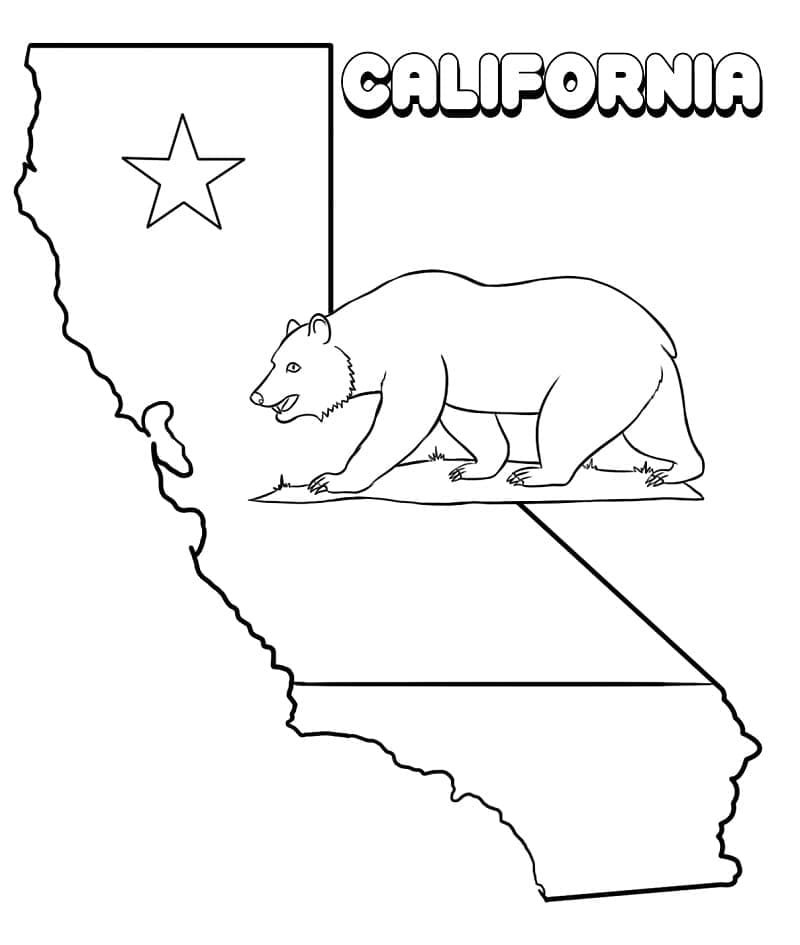 California coloring pages printable for free download