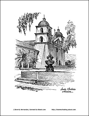 California state printables including crosswords and word searches
