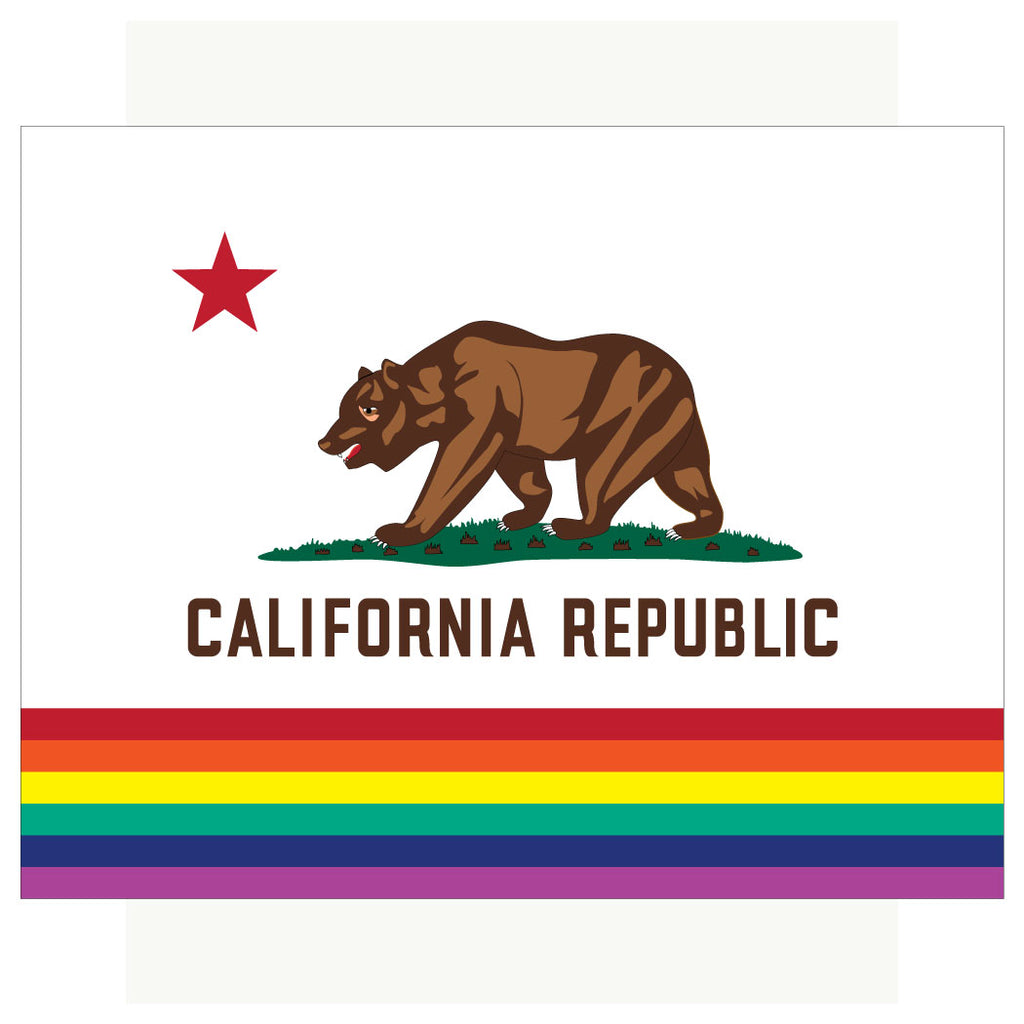 California republic diversity state flag print â fridgedoor