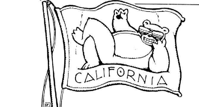 Our dorky california state flag san diego reader