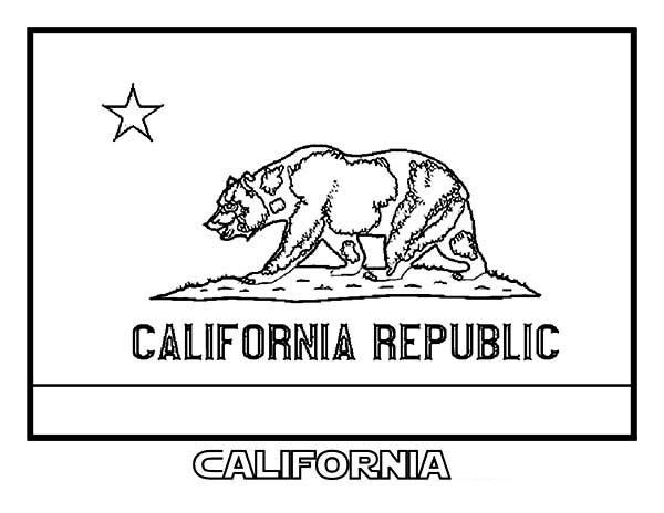 State flag of california coloring page color luna flag coloring pages california state flag coloring pages