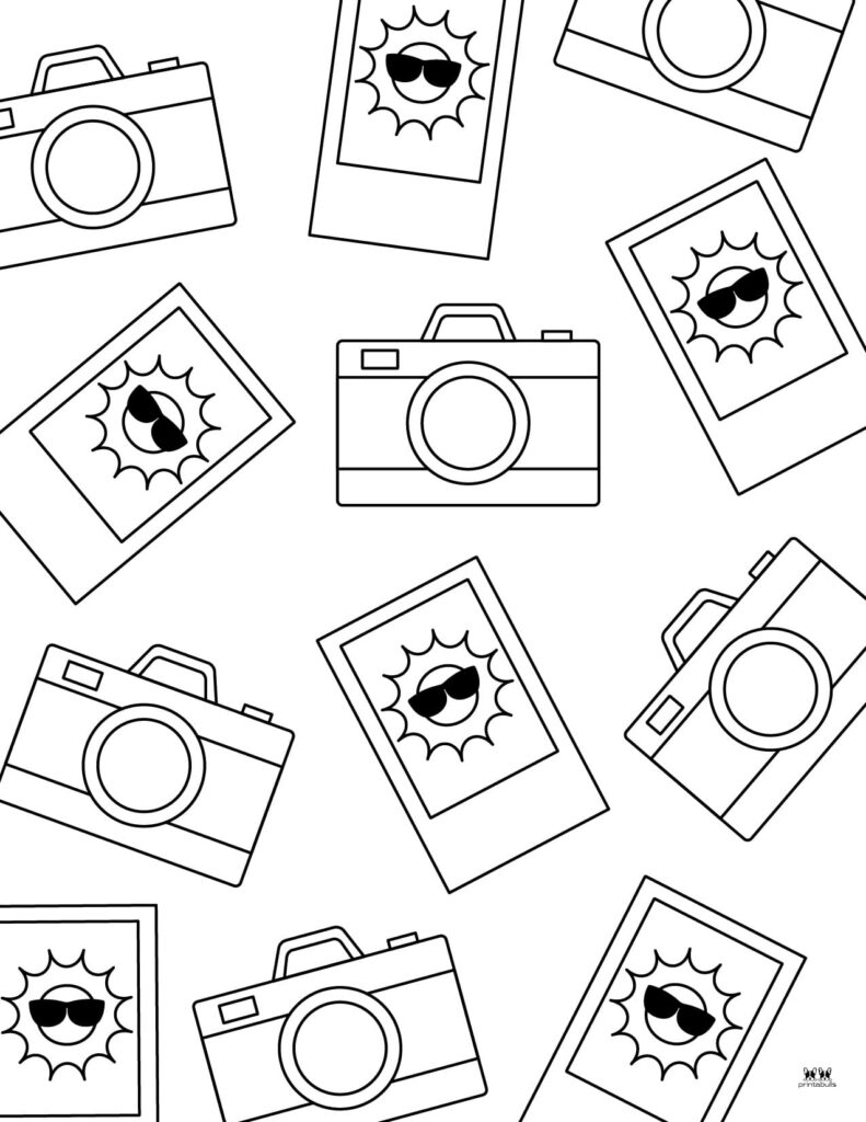 Summer coloring pages