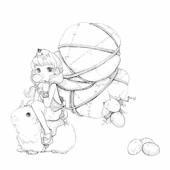 Pop manga coloring book by camilla derrico