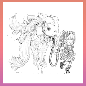 Pop manga mermaids and other sea creatures a coloring book derrico camilla books