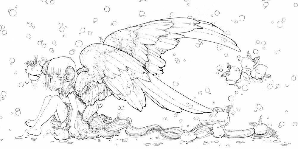 Pop manga coloring book by camilla derrico