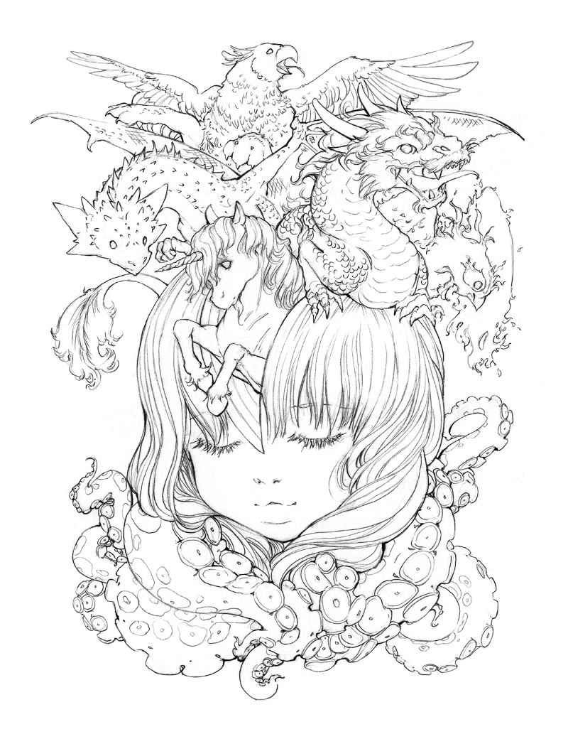 A pop of colour enter the capsule colouring contest for a chance to win camilla derricos latest colouring book â idea school of design blog capilano university illustration and design school